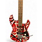 Used EVH Striped Series Frankie RED STRIPED Solid Body Electric Guitar