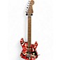 Used EVH Striped Series Frankie RED STRIPED Solid Body Electric Guitar