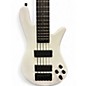 Used 2025 Spector NS Ethos White Sparkle Gloss Electric Bass Guitar