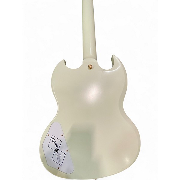 Used Epiphone 1963 Les Paul SG Antique White Solid Body Electric Guitar