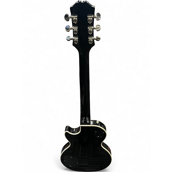 Used Epiphone Les Paul Custom Silverburst Solid Body Electric Guitar