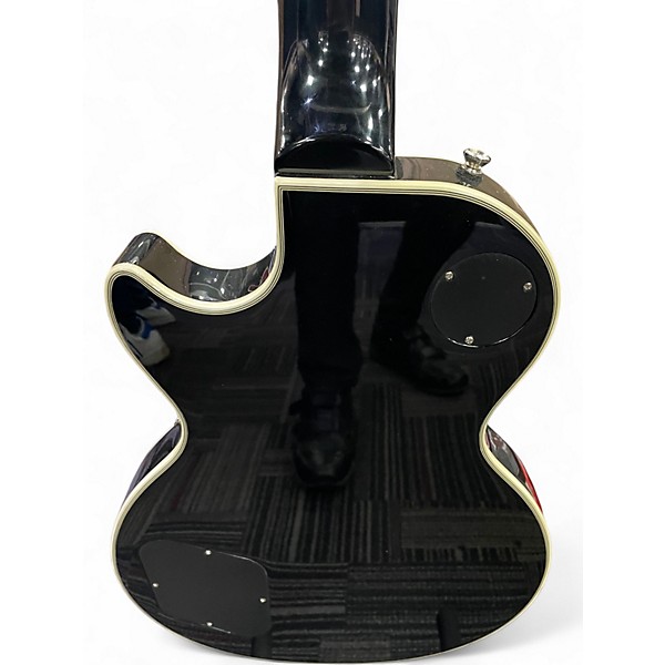 Used Epiphone Les Paul Custom Silverburst Solid Body Electric Guitar