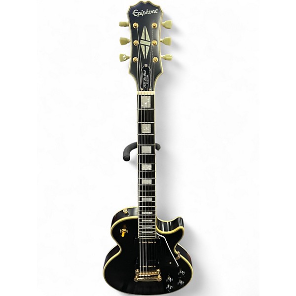 Used Epiphone 1955 Les Paul Custom Black Solid Body Electric Guitar