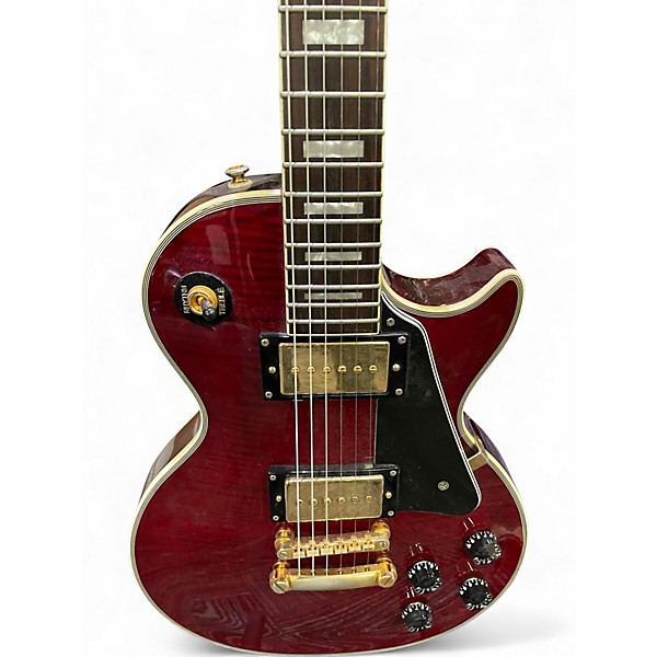 Used Epiphone Les Paul Custom Red Solid Body Electric Guitar