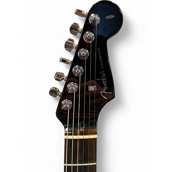 Used Fender American Ultra Stratocaster Ebony Limited Edition Blue Solid Body Electric Guitar