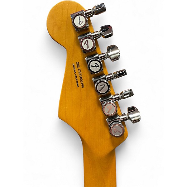 Used Fender American Ultra Stratocaster Ebony Limited Edition Blue Solid Body Electric Guitar