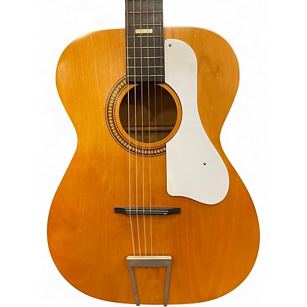 Used Silvertone H641 Natural Acoustic Guitar