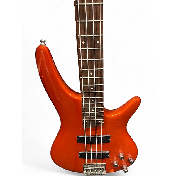 Used Ibanez SR300 Orange Electric Bass Guitar