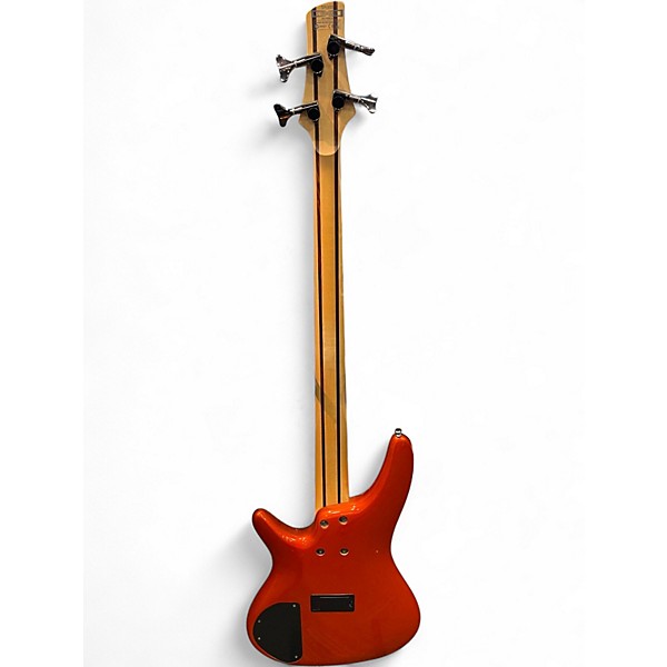 Used Ibanez SR300 Orange Electric Bass Guitar