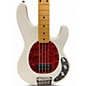 Used Sterling by Music Man STINGRAY RAY24CA Olympic White Electric Bass Guitar