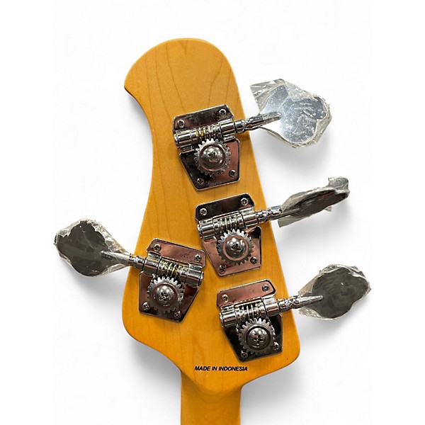 Used Sterling by Music Man STINGRAY RAY24CA Olympic White Electric Bass Guitar