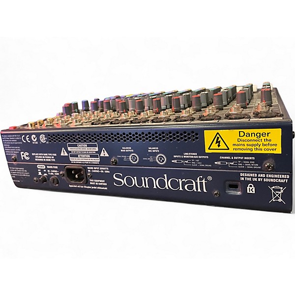 Used Soundcraft mfxi8 Powered Mixer