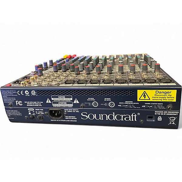 Used Soundcraft mfxi8 Powered Mixer