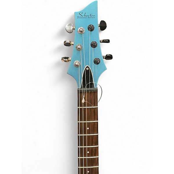 Used Schecter Guitar Research C1 Special METALLIC LIGHT BLUE Solid Body Electric Guitar