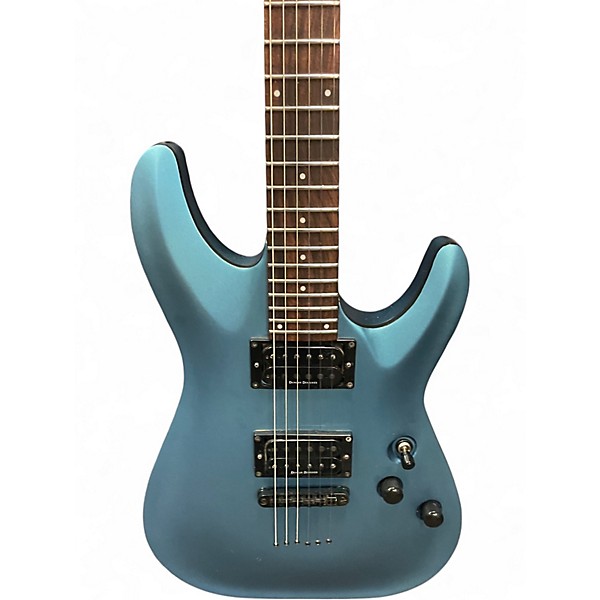 Used Schecter Guitar Research C1 Special METALLIC LIGHT BLUE Solid Body Electric Guitar