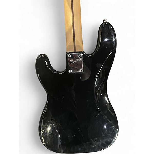 Used Squier Affinity Precision Bass Black Electric Bass Guitar