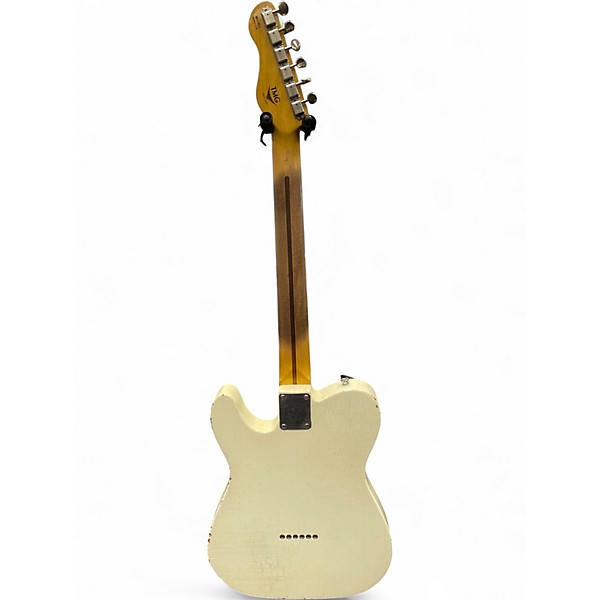 Used TMG Gatton Antique White Solid Body Electric Guitar