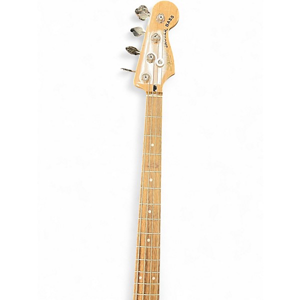 Used Squier JAGUAR BASS BLACK Electric Bass Guitar