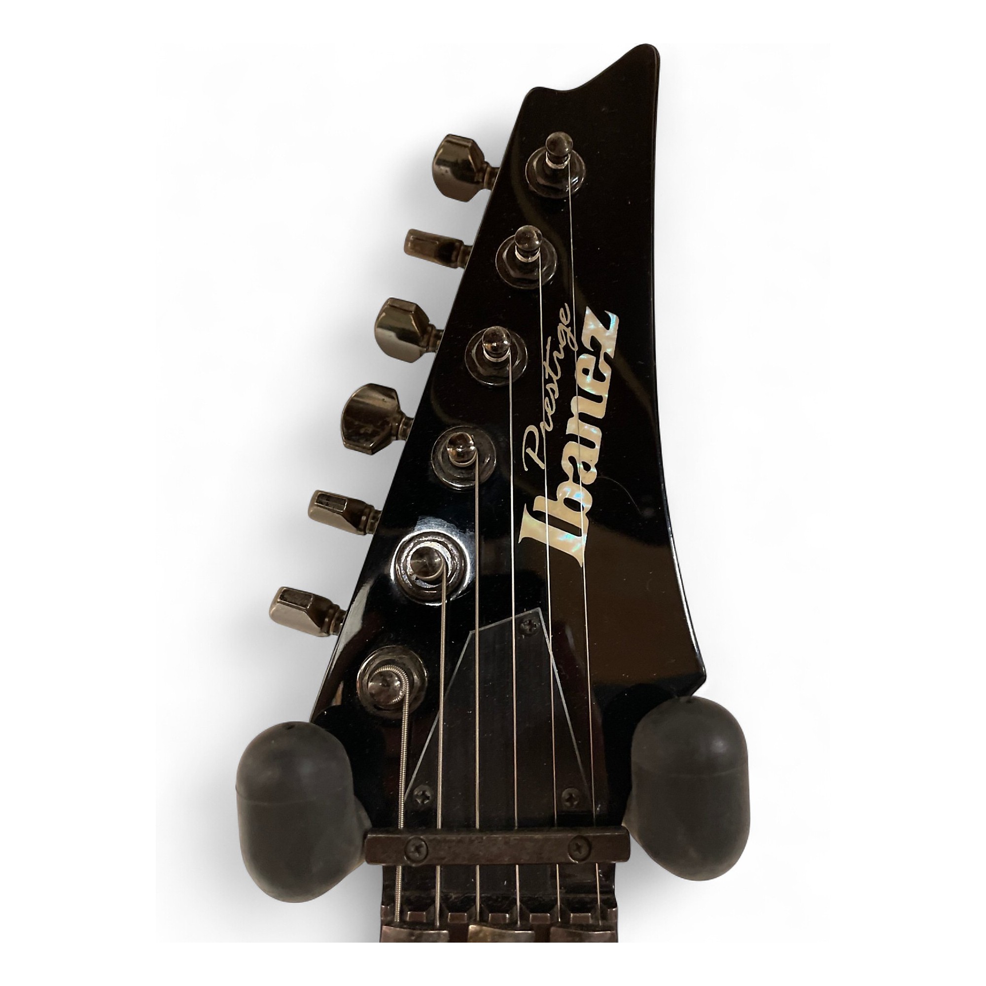 Used Ibanez PRESTIGE RG1570 Black Solid Body Electric Guitar Black