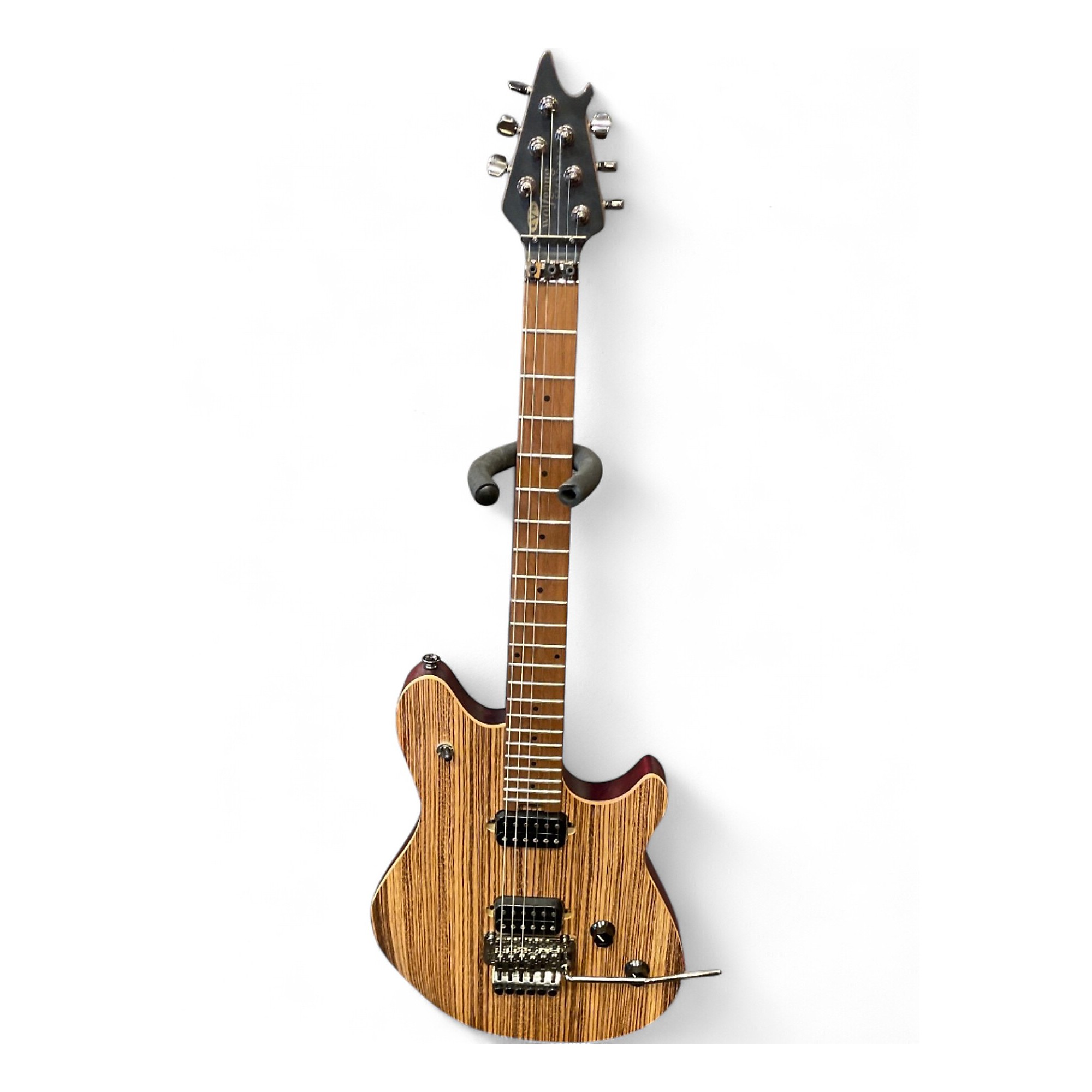 Used EVH WOLFGANG STANDARD exotic NATURAL ZEBRA WOOD Solid Body