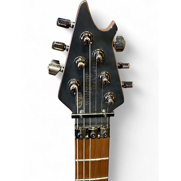 Used EVH WOLFGANG STANDARD exotic NATURAL ZEBRA WOOD Solid Body Electric Guitar