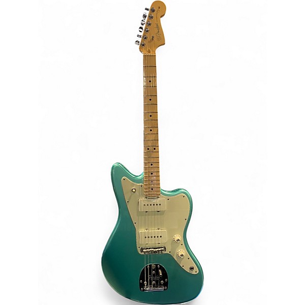Used 2017 Fender American Professional Jazzmaster Mystic Seafoam Solid Body Electric Guitar