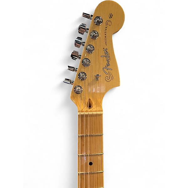 Used 2017 Fender American Professional Jazzmaster Mystic Seafoam Solid Body Electric Guitar