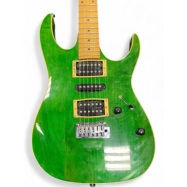 Used Ibanez RX SERIES Green Solid Body Electric Guitar