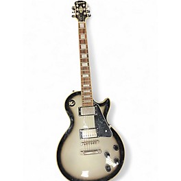 Used Epiphone Les Paul Custom Silverburst Solid Body Electric Guitar