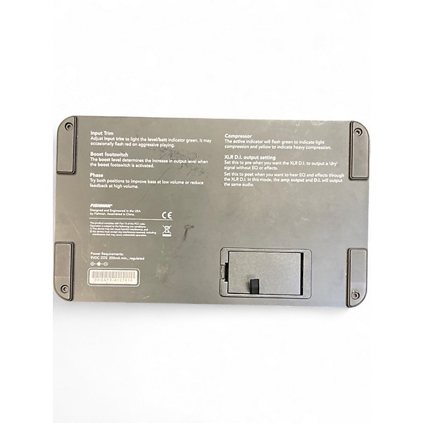 Used Fishman ToneDEQ Acoustic Guitar Preamp EQ Pedal