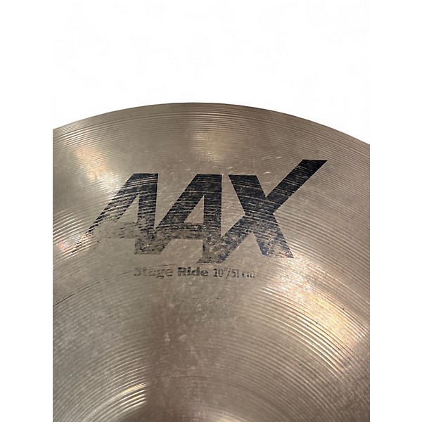 Used SABIAN 20in AAX Stage Ride Cymbal