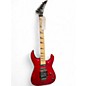 Used Jackson JS34Q Dinky Transparent Red Solid Body Electric Guitar