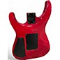Used Jackson JS34Q Dinky Transparent Red Solid Body Electric Guitar
