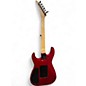 Used Jackson JS34Q Dinky Transparent Red Solid Body Electric Guitar