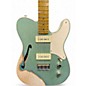 Used TMG GATTON CUSTOM SEAFOAM GREEN SPARKLE Hollow Body Electric Guitar