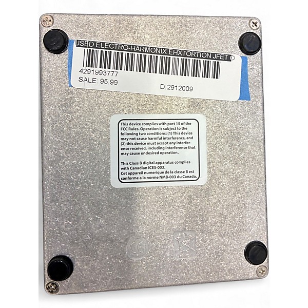 Used Electro-Harmonix EHXTortion JFET Overdrive Effect Pedal