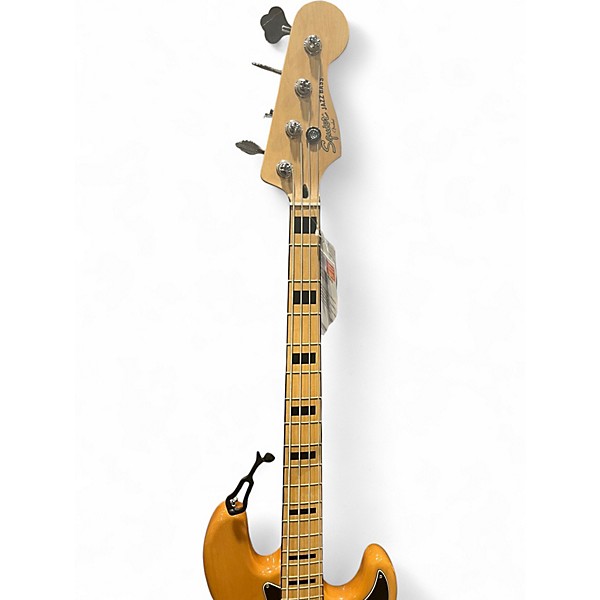 Used Squier Vintage Modified 70S Jazz Bass Natural Electric Bass Guitar