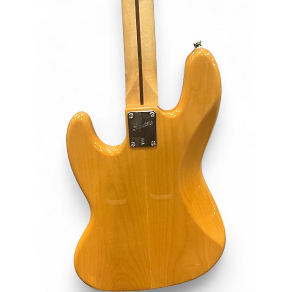 Used Squier Vintage Modified 70S Jazz Bass Natural Electric Bass Guitar