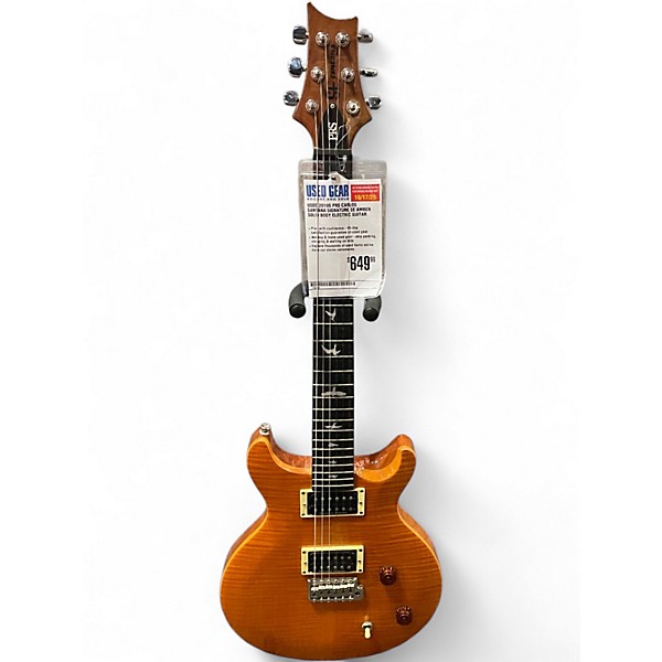 Used 2010s PRS Carlos Santana Signature SE Amber Solid Body Electric Guitar