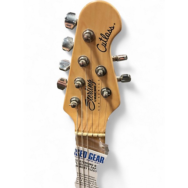 Used Sterling by Music Man Cutlass SSS Daphne Blue Solid Body Electric Guitar