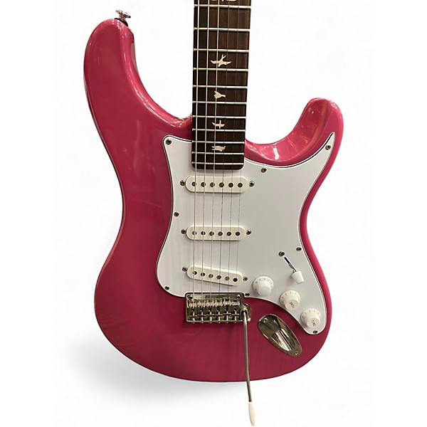 Used PRS SE Silver Sky Dragon Fruit Solid Body Electric Guitar