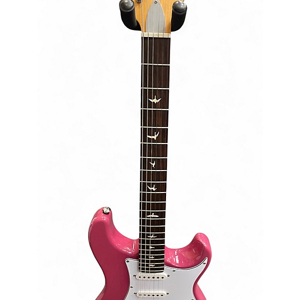 Used PRS SE Silver Sky Dragon Fruit Solid Body Electric Guitar