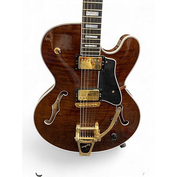 Used 2002 The Heritage Roy Clark Custom Shop Walnut Hollow Body Electric Guitar