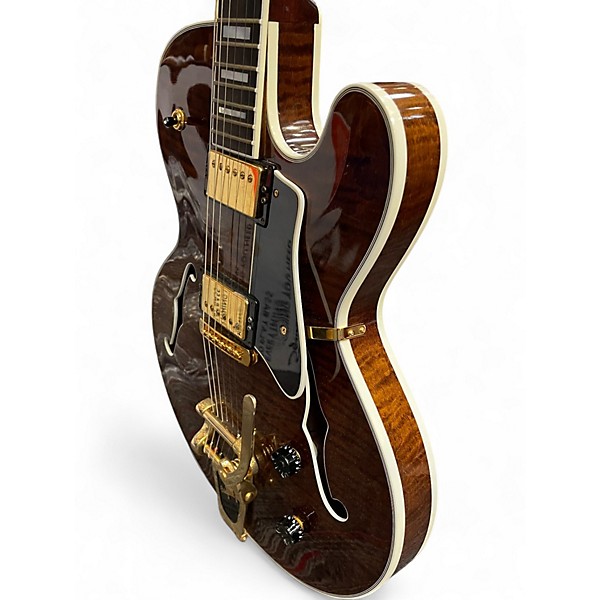 Used 2002 The Heritage Roy Clark Custom Shop Walnut Hollow Body Electric Guitar