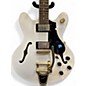 Used Solid Bond SBKYCSRG White Hollow Body Electric Guitar