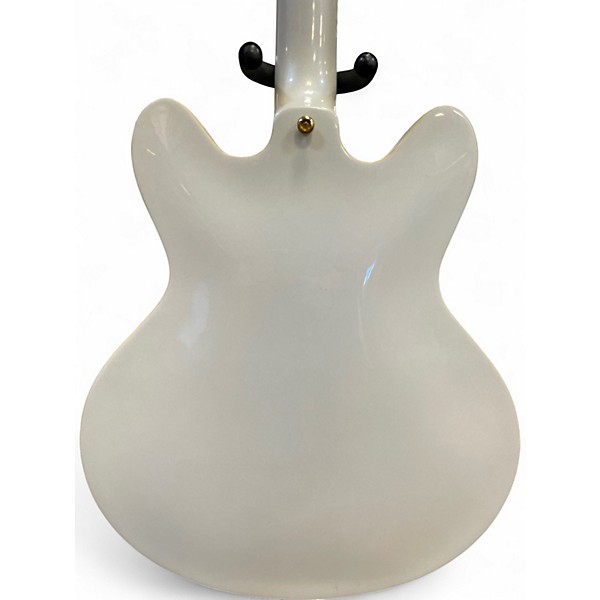 Used Solid Bond SBKYCSRG White Hollow Body Electric Guitar