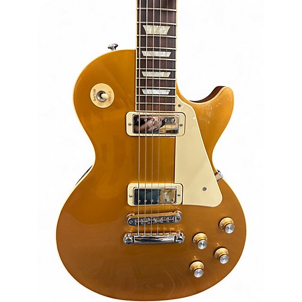 Used 2020 Gibson Les Paul '70s Deluxe Gold Top Solid Body Electric Guitar