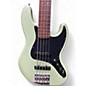 Used Fender Deluxe Active Jazz Bass V 5 String Surf Green Electric Bass Guitar