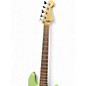 Used Fender Deluxe Active Jazz Bass V 5 String Surf Green Electric Bass Guitar