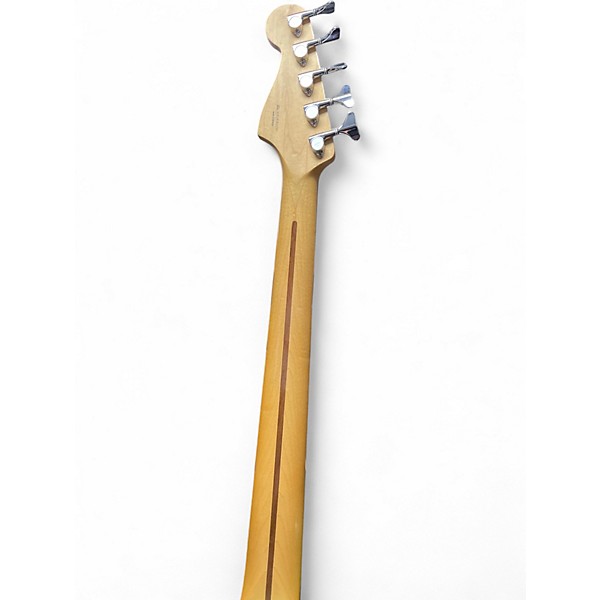 Used Fender Deluxe Active Jazz Bass V 5 String Surf Green Electric Bass Guitar